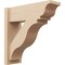 Ekena Millwork 8-in W x 24-in D x 24-in H Funston Trad Rough Cedar Woodgrain TimberThane Outlooker, Primed Tan OUTUR080X24X24FST04RCPR - alternate 1